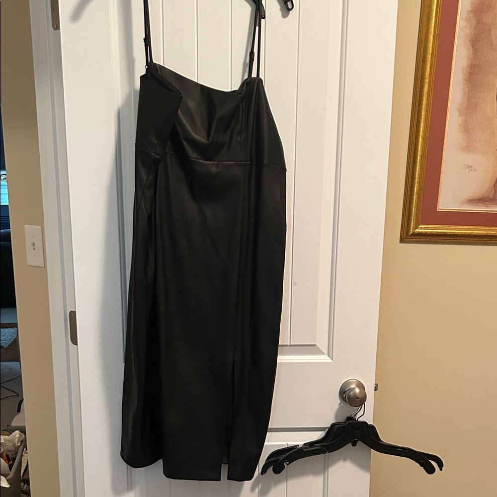 Express Strapless Black Dress